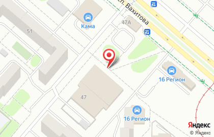 Супермаркет Перекресток на проспекте Вахитова на карте