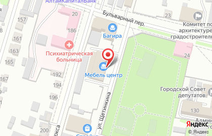 Центр мебели на улице Щетинкина на карте