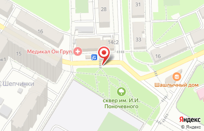 Киоск по продаже цветов, г. Подольск на карте