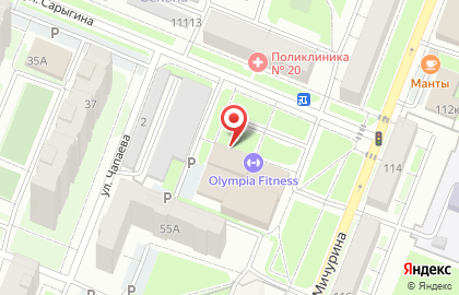 Тренажерный зал Olympia Fitness на карте