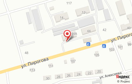 Пансионат Почта России на улице Пирогова на карте