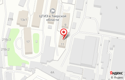 Управление Федеральной службы государственной регистрации, кадастра и картографии по Тверской области в Твери на карте