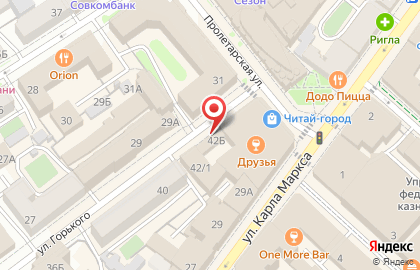 Совкомбанк на улице Горького на карте
