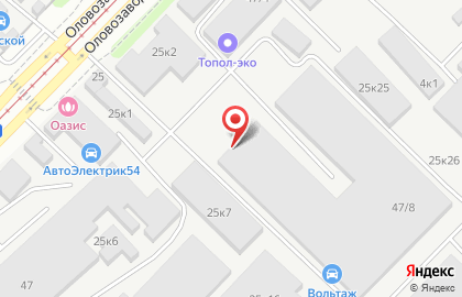 Магазин металлической и офисной мебели Первый склад на Оловозаводской улице на карте