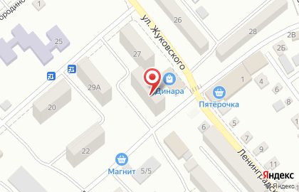 Федеральная компания по защите должников Чистый Лист на улице Жуковского на карте