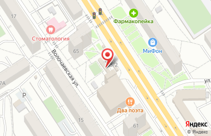 Магазин цветов в Омске на карте