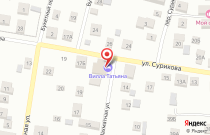 Гостевой дом Вилла Татьяна в Ленинградском районе на карте