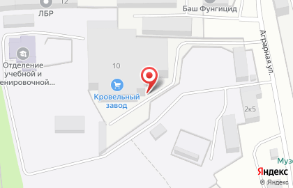 Башкирский кровельный завод в Ленинском районе на карте