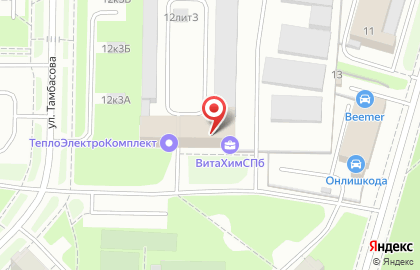Компания Компания Открытых Систем на улице Тамбасова на карте