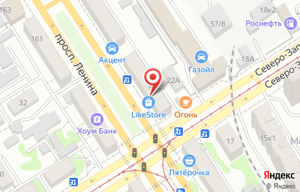 Кондитерский магазин Arte Bianсa на проспекте Ленина на карте