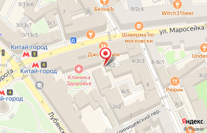 Здоровье на Китай-городе на карте