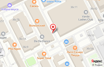 Кафе-пекарня Волконский в Москве на карте