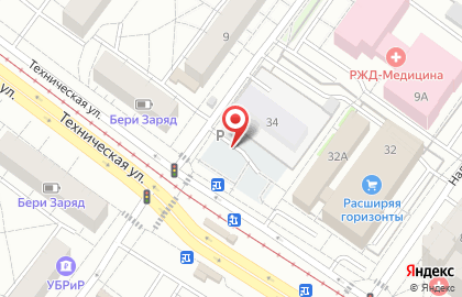 Мясная лавка в Железнодорожном районе на карте