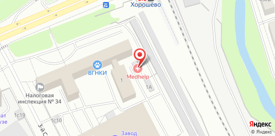 Клиника Medhelp на карте