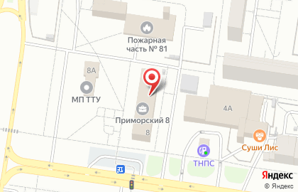 Банкомат АКБ Новикомбанк на Приморском бульваре на карте