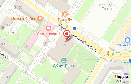 Школа танцев Бирюза на карте