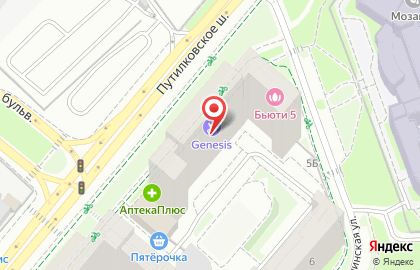 Кальян-бар МИКС в Путилково на карте