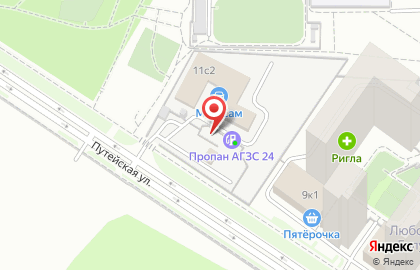 АГЗС в Москве на карте