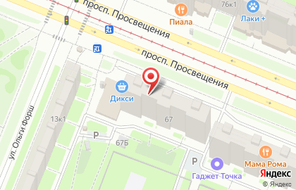 Центр приема платежей Петроэлектросбыт на Гражданском проспекте на карте