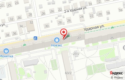 Магазин промышленных товаров Форне на Ударной улице на карте