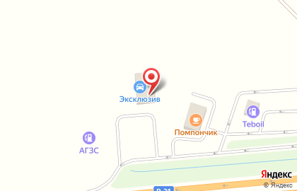 Торгово-сервисный центр Эксклюзив в Пушкинском районе на карте
