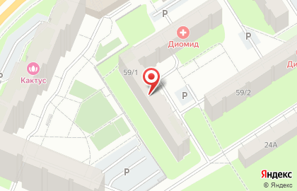 Парикмахерская в Перми на карте