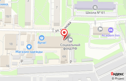 Новосибирский филиал Банкомат, Банк Москвы на улице Иванова на карте