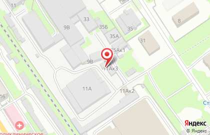 Энергосфера в Железнодорожном районе на карте