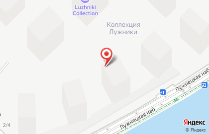 Магазин мороженого О! Эскимо на Лужнецкой набережной на карте