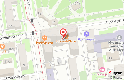 Центр терапевтической трихологии на Ядринцевской улице на карте