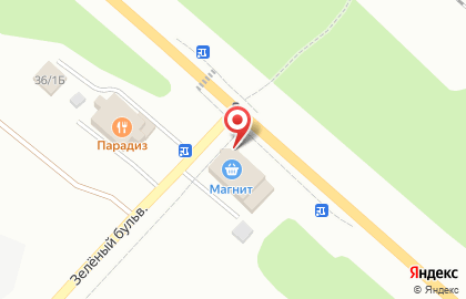 Супермаркет Магнит в Томске на карте