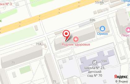 Больница Вера на карте