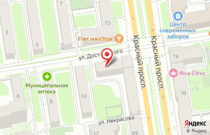 Бухгалтерская компания Бухгалтерия Бизнеса на Красном проспекте на карте
