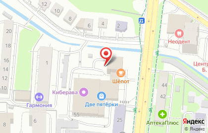 Шёпот на улице Горького на карте