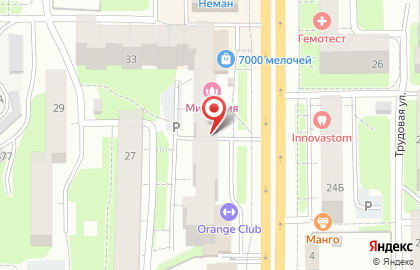 Отделение службы доставки Boxberry на улице Нормандия-Неман на карте