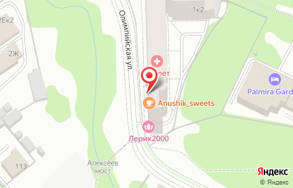 Ателье в Москве на карте