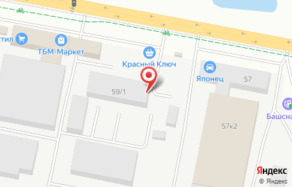 Торговая компания Красный Ключ на Сельской Богородской улице на карте