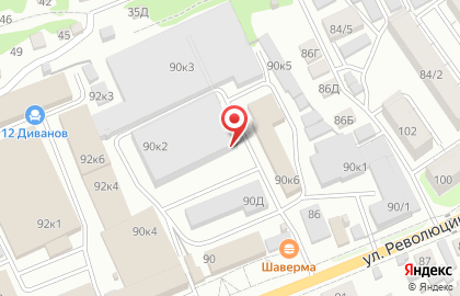 Продуктовый магазин в Барнауле на карте