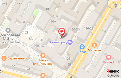 Отель Русская Сказка в Санкт-Петербурге на карте