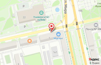 Подворье на Парковой улице на карте