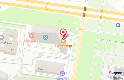 Бургер-бар Бургер-бар в Новочебоксарске на карте