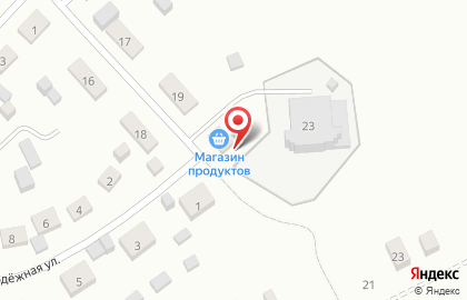 Продуктовый магазин Колосок на Центральной улице на карте