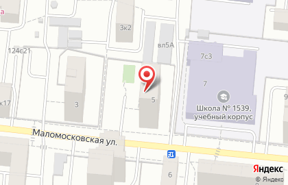 Салон красоты Кокетка на Маломосковской улице на карте