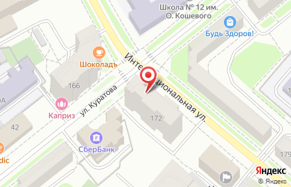 АВС на улице Куратова на карте