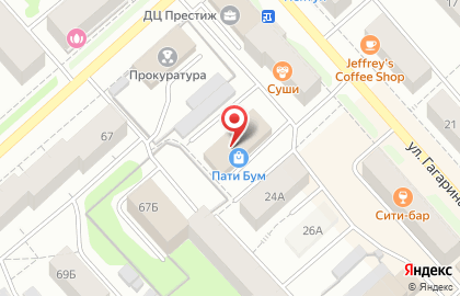 ООО "Перевозка негабаритных грузов" на улице Гагарина на карте