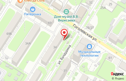 Киоск по продаже колбасных изделий в Советском районе на карте
