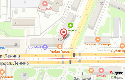 Экспресс-Займ на проспекте Ленина на карте