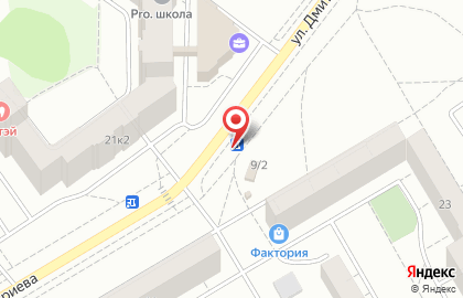 Продуктовый магазин в Омске на карте