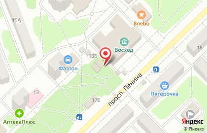 Киоск Пекарня №1 на проспекте Ленина на карте