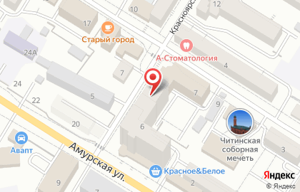 Управление Федеральных автомобильных дорог на территории Забайкальского края Федерального дорожного агентства на карте